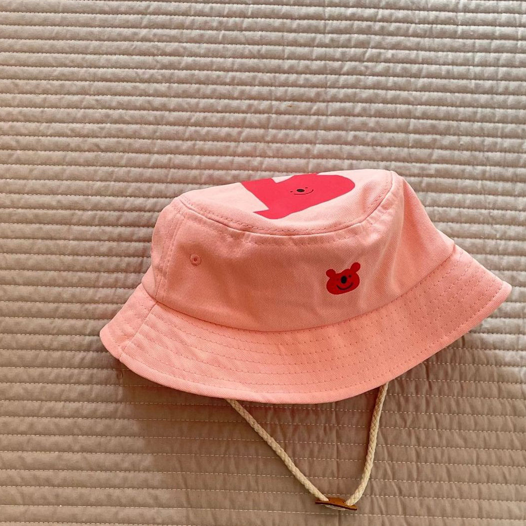 Venta al por mayor algodón niños compensado Big B carta cubo sombrero
