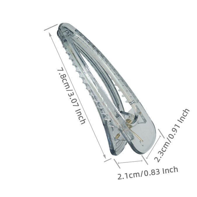 Wholesale Hollow Water Drop Plastic Hair Clips