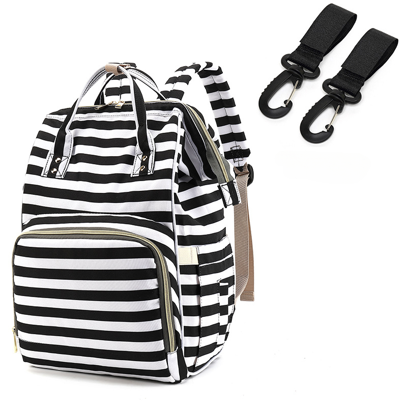 Mochila para madre y bebé con patrón de vaca de tela Oxford al por mayor