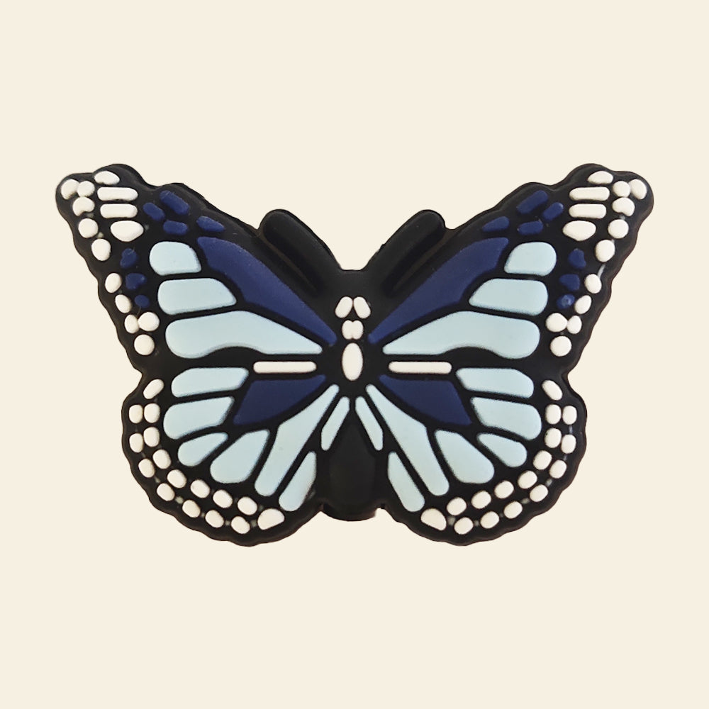 Wholesale 10pcs Cartoon Butterfly  Silicone Focal Beads