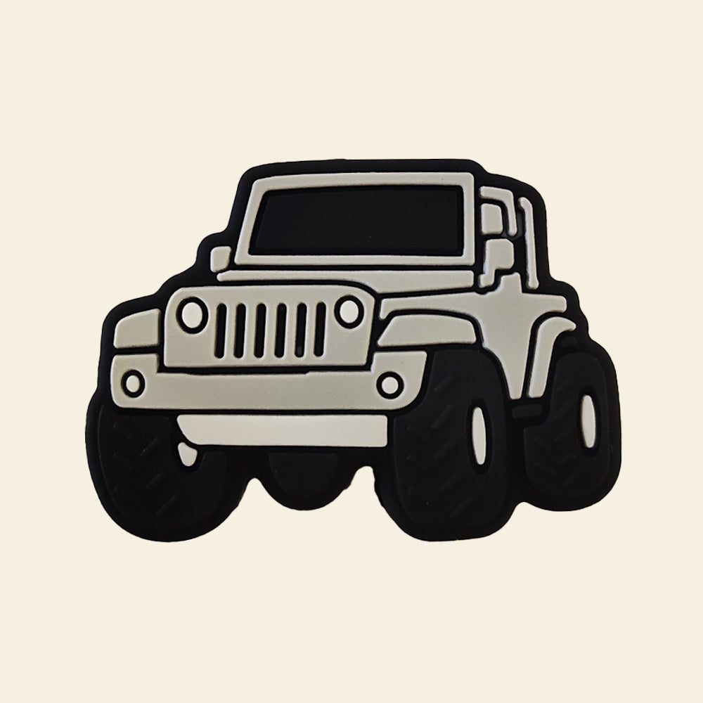 Wholesale 10pcs Cartoon Car Silicone Focal Beads