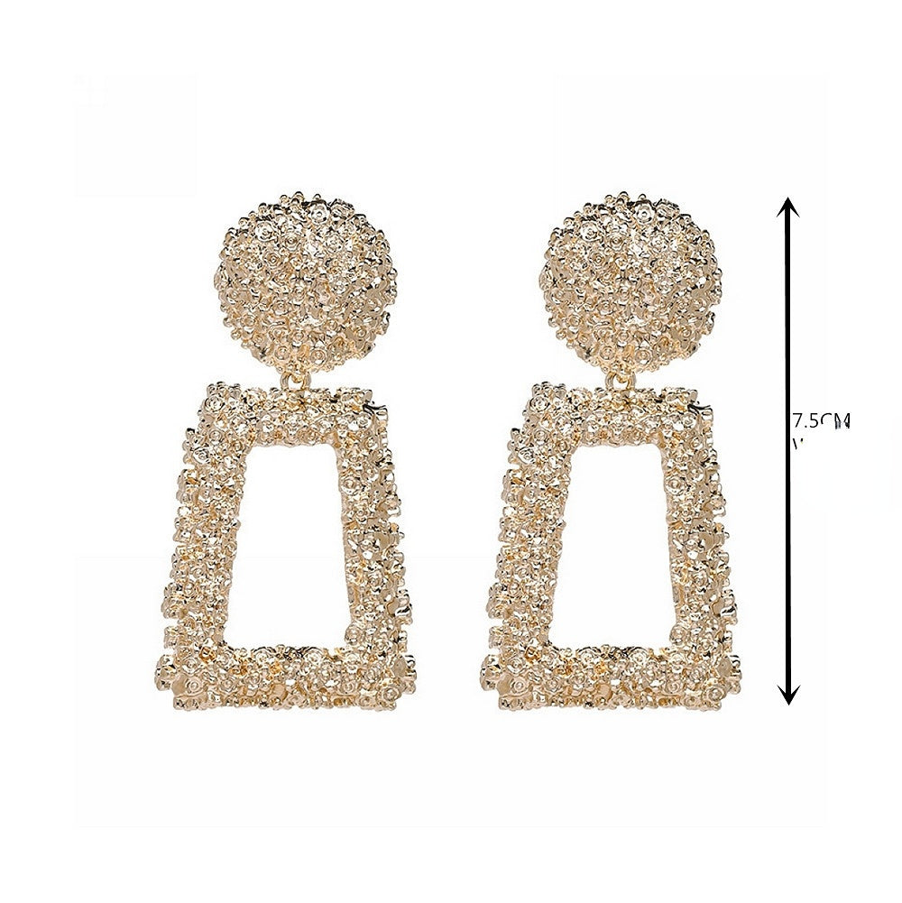 Wholesale Vintage Geometry Alloy Earrings