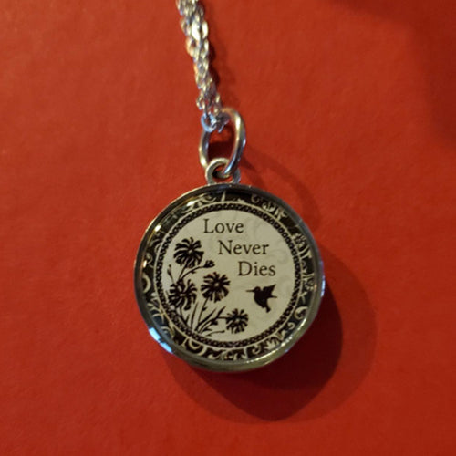 Wholesale Alloy Cardinal Bird Time Stone Glass Accessories Pendant Necklace