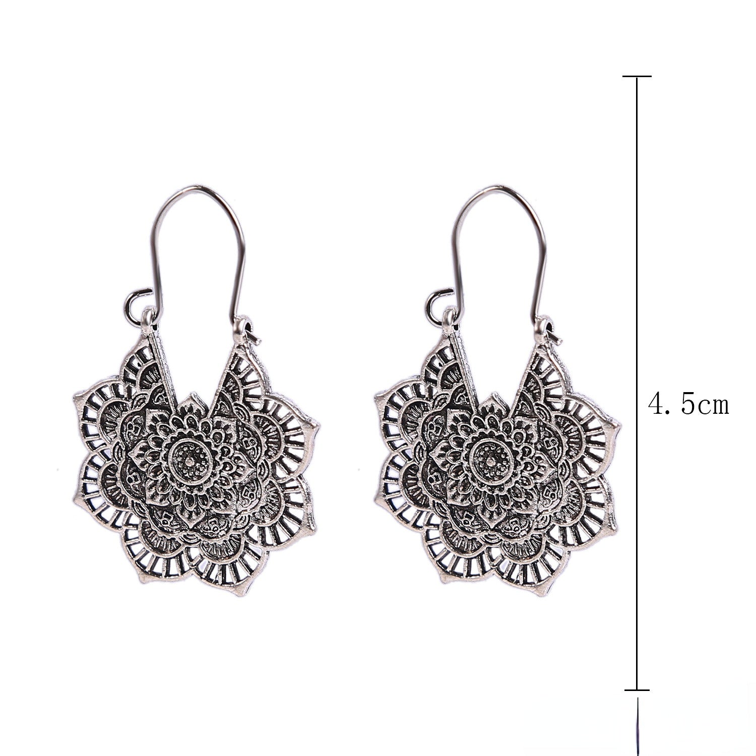 Wholesale Turquoise Vintage Bohemian Alloy Earrings