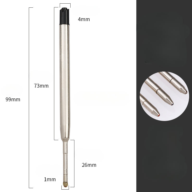 Wholesale Spot 424 Metal Refill 99mm Metal Ballpoint Pen G2 Refill 1.0mm
