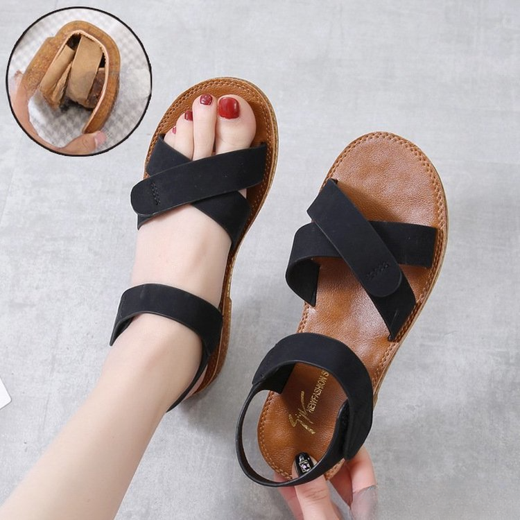 Wholesale PU Cow Tendon Sole Sandals