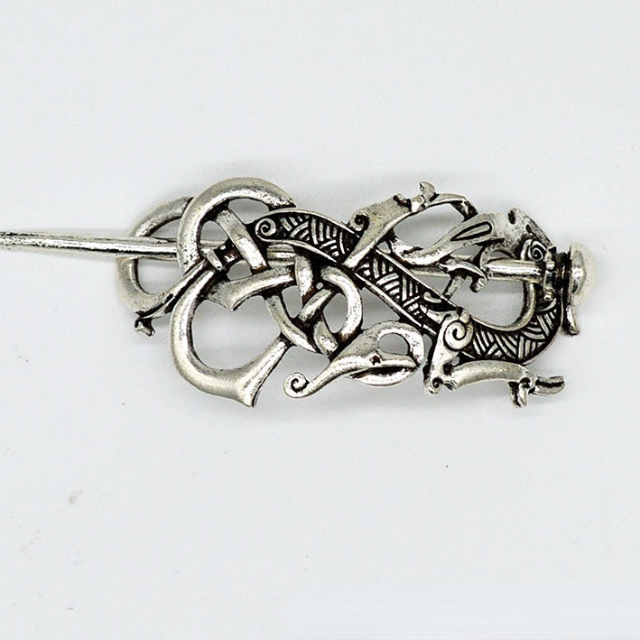 Wholesale Vintage Viking Hairpins Alloy Hair Clips