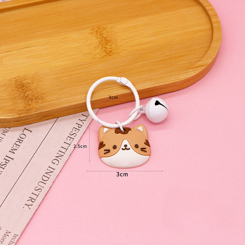 Wholesale Silicone Cute Little Bell Keychain