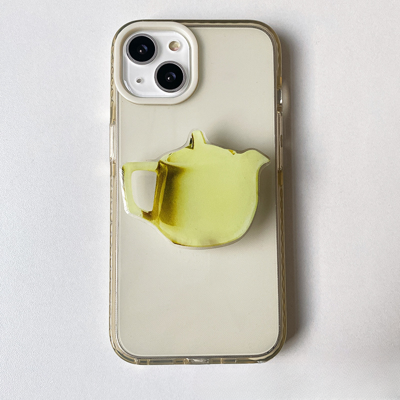 Wholesale Acrylic Simulation Wine Glass 360 Degree Rotating Mobile Phone Holder