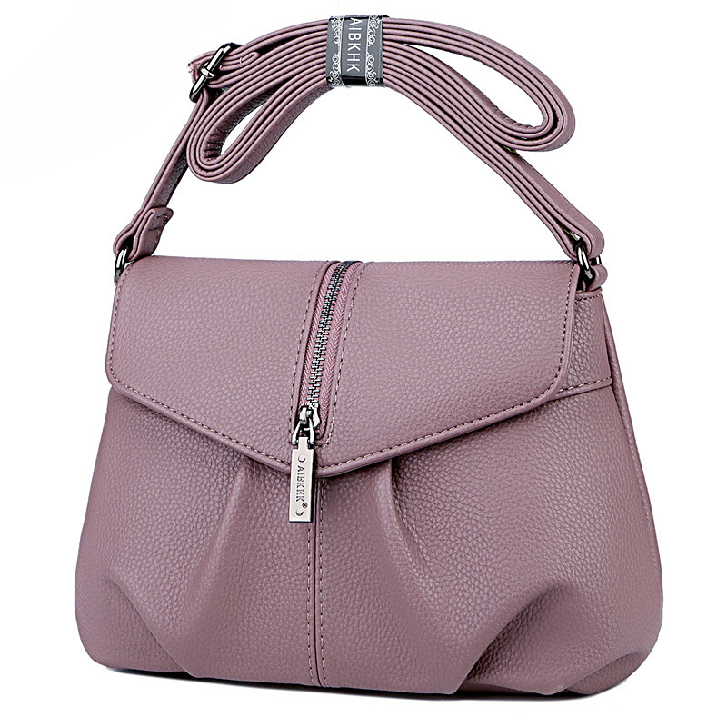 Wholesale PU Shoulder Soft Leather Bag for Women