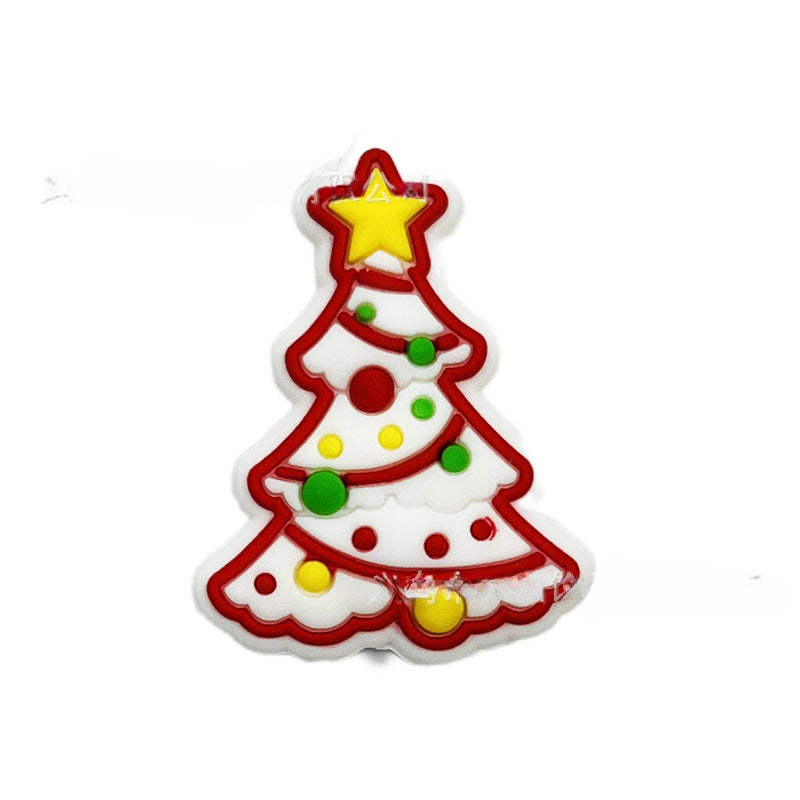 Wholesale 50pcs  New Arrival Christmas Silicone Beads DIY Accessories