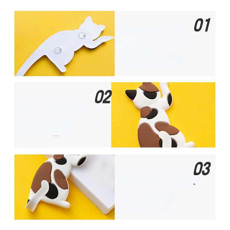 Gancho lindo del imán del refrigerador de la cola del gato del PVC al por mayor