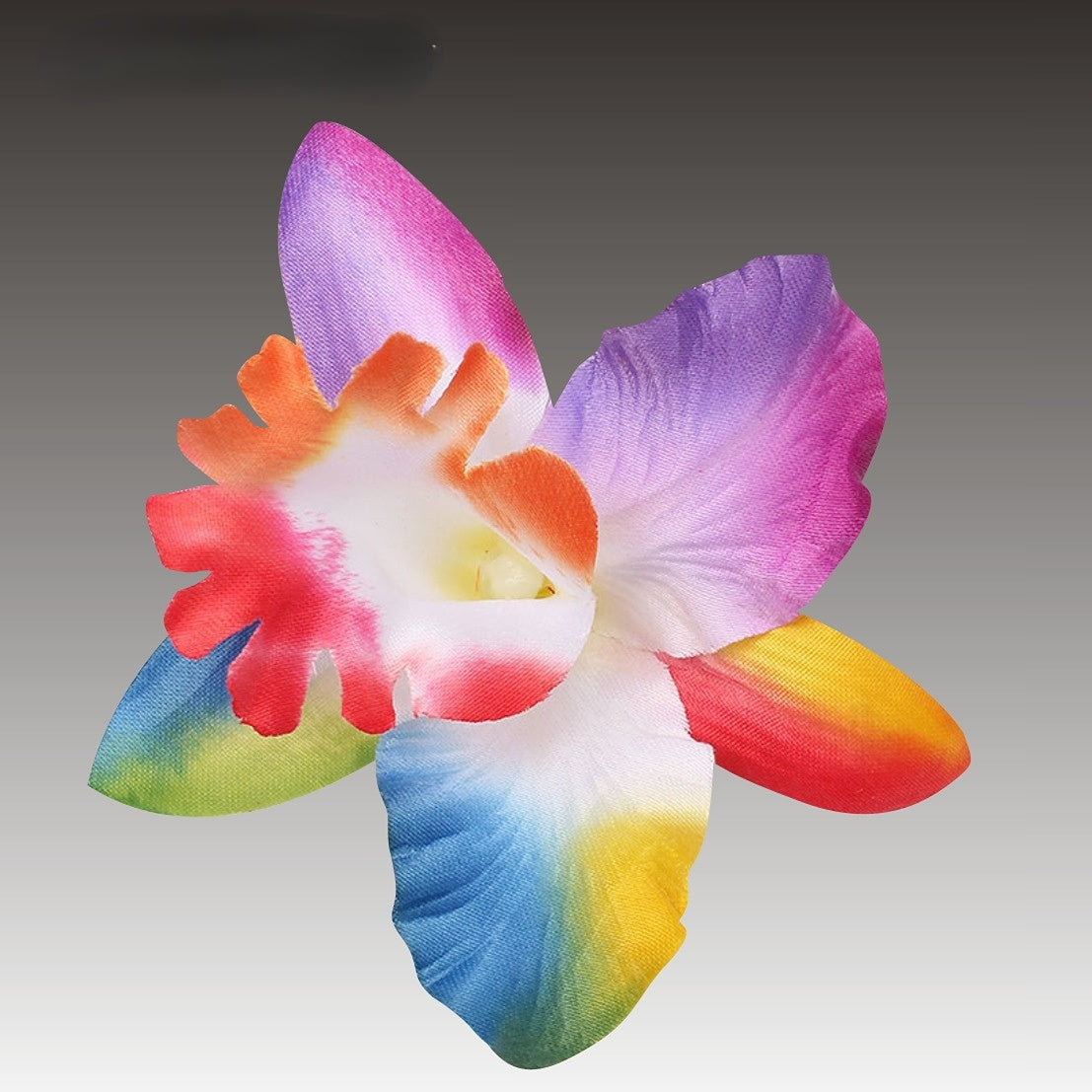 Wholesale Fabric Diy Orchid Flower Hair Clip