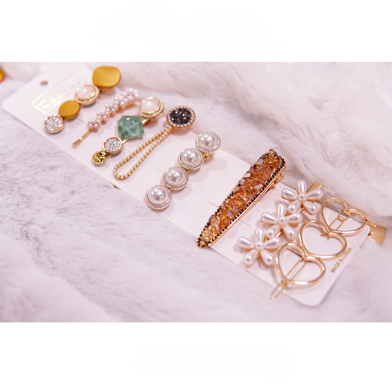 Conjunto de combinación de accesorios para el cabello de la estrella marina de metal al por mayor