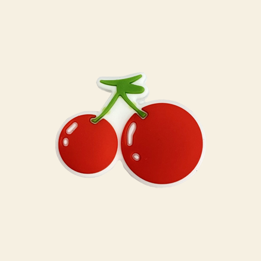 Wholesale 10pcs Cartoon Fruit Silicone Focal Beads