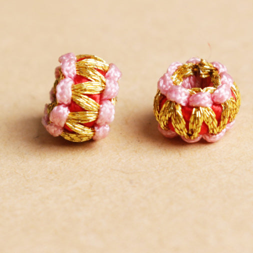 Wholesale Wreath Ring Hand Made 8MM Nylon Beads