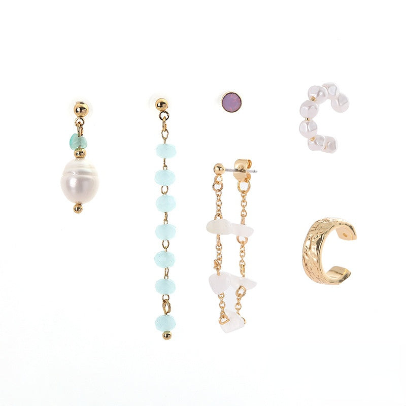 Pendientes De Aro De Aleación Con Cuentas A Mano al por mayor