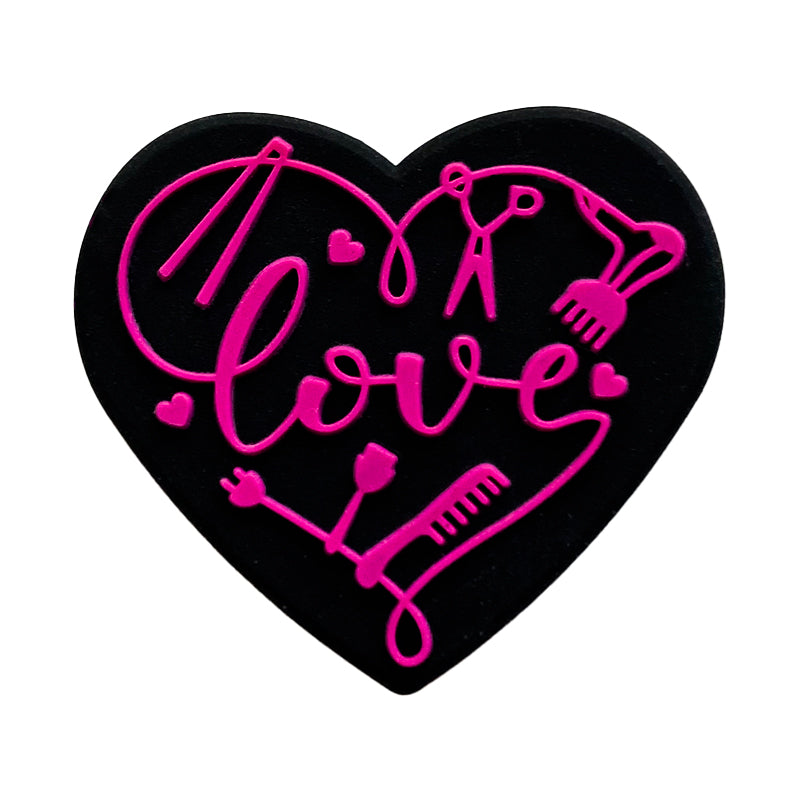 Wholesale 10pcs Love Silicone Focal beads