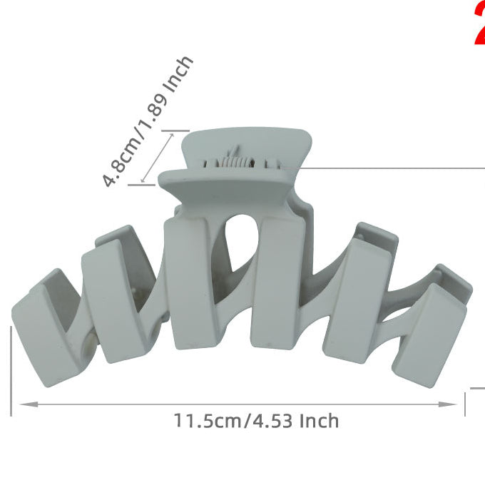 Wholesale Large Matte Plastic Hair Clips Set