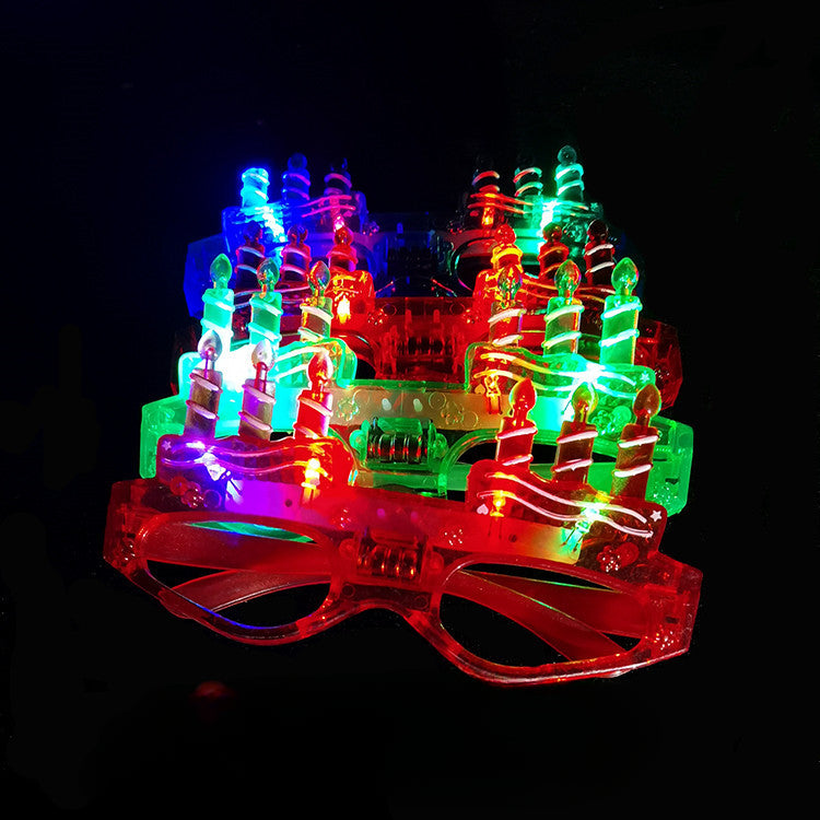 Wholesale PS New Year Luminous Glasses Toys