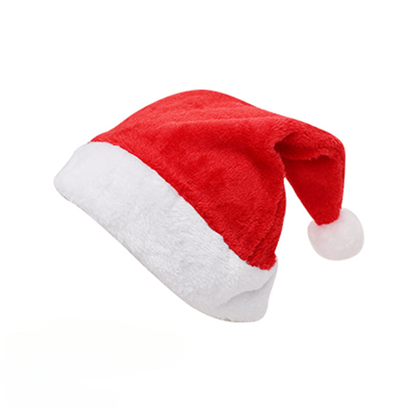 Wholesale Christmas Decoration Christmas Short Plush Hats Christmas Hats