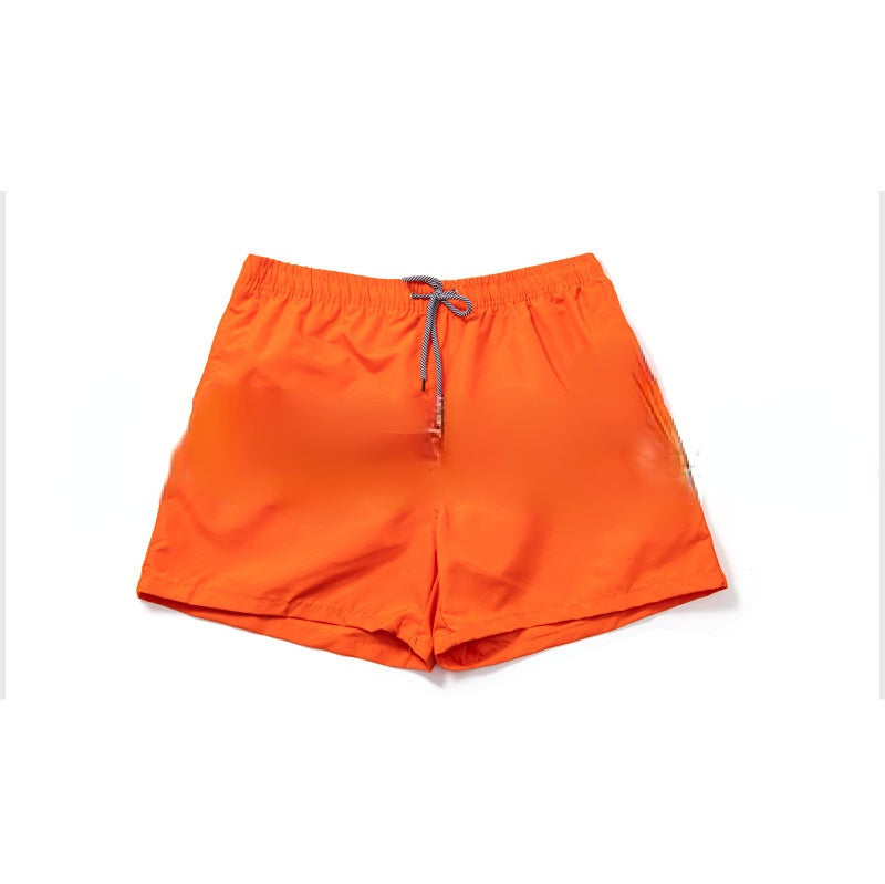 Wholesale Solid Color Men's Board Shorts Polyester Swimwear