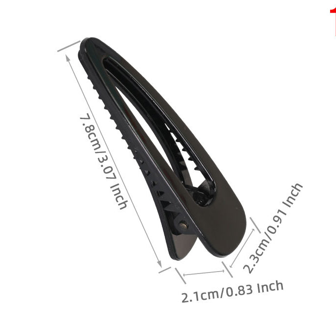 Wholesale Hollow Water Drop Plastic Hair Clips