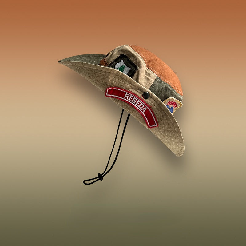 Wholesale Acrylic Badge Patch Western Cowboy Hat