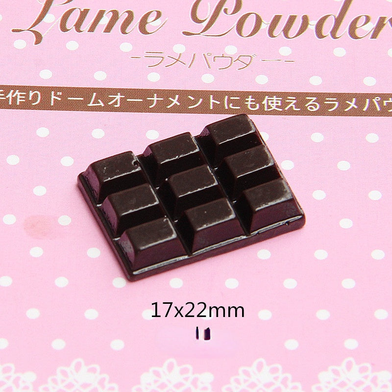 Wholesale 20PCS 10-20MM Imitation Chocolate Resin Flatback