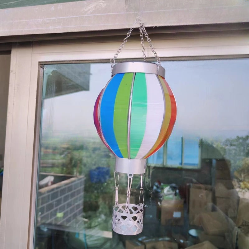 Wholesale Hot Air Balloon Solar Plastic Lantern