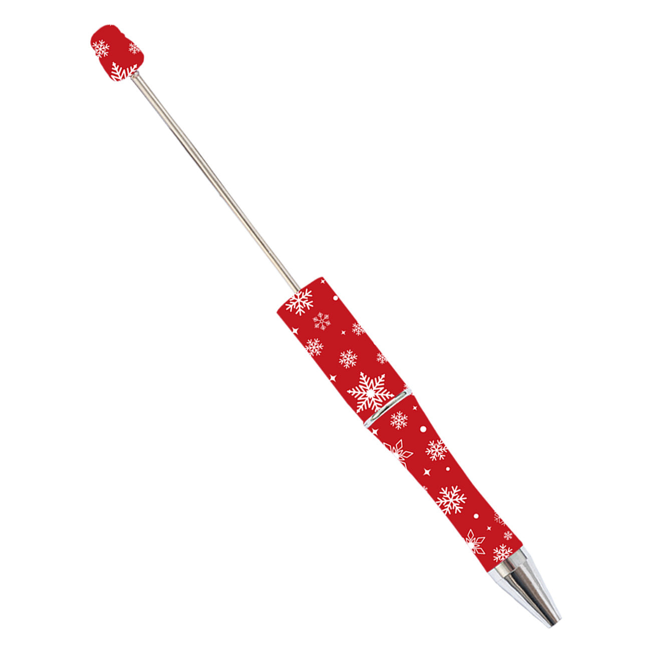 Wholesale Beadable Pens Christmas Plastic Pen DIY for Beaded