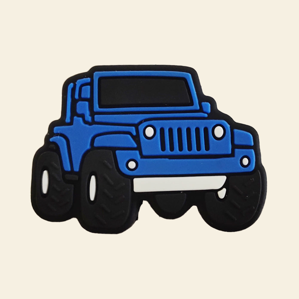 Wholesale 10pcs Cartoon Car Silicone Focal Beads