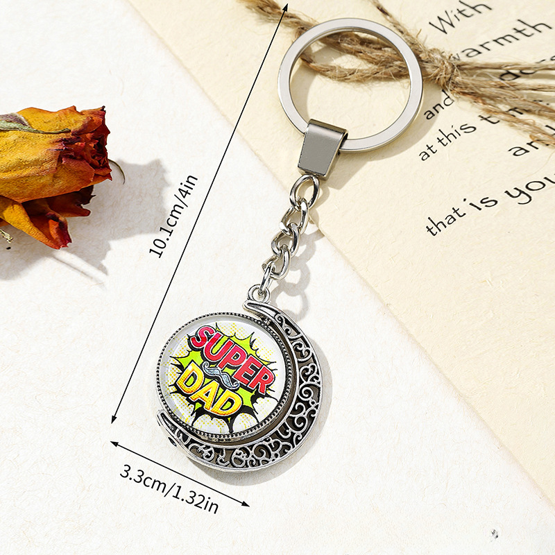Keychanes de metal rotatables del Día del Padre al por mayor