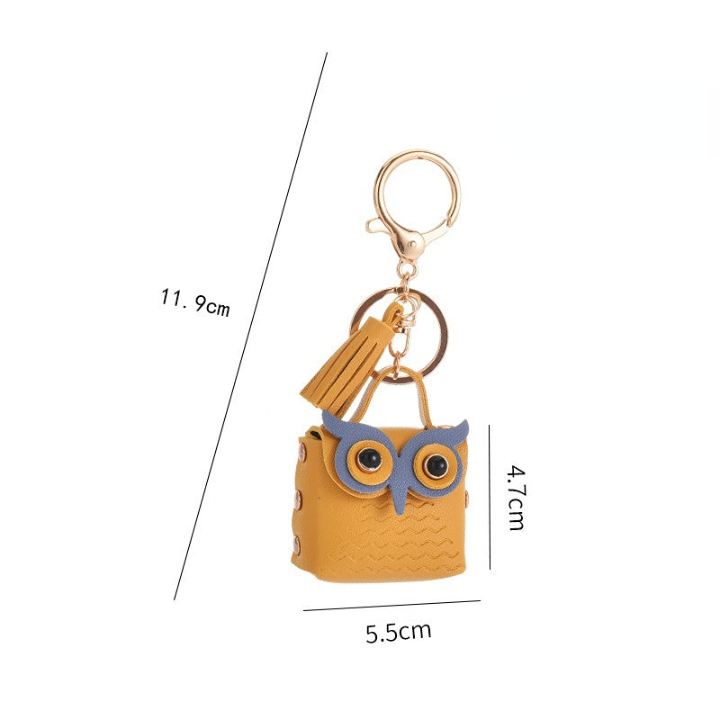Wholesale Leather Owl Keychains