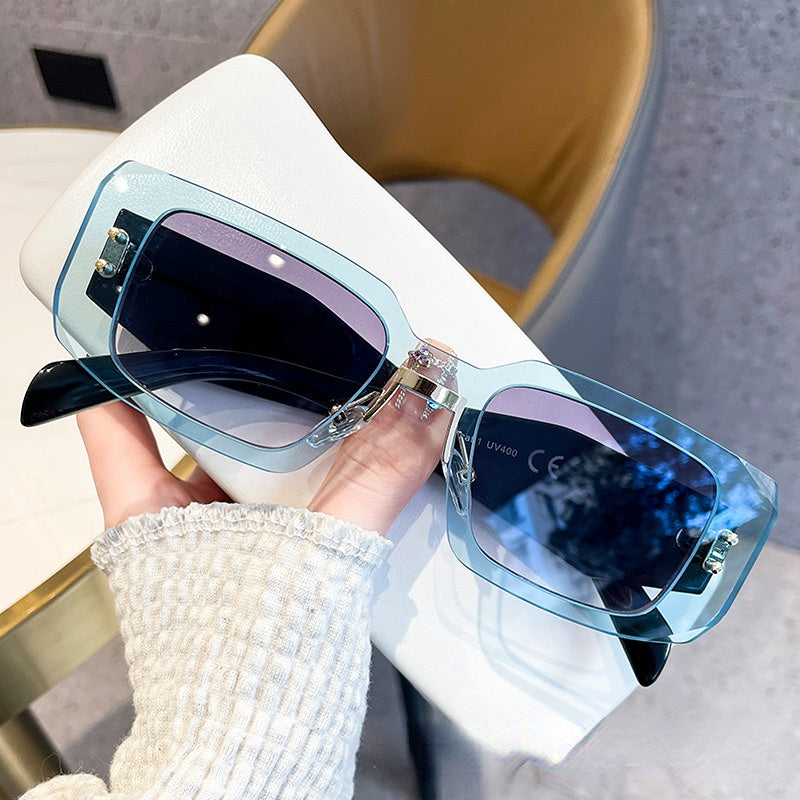 Wholesale PC Square One-piece Rice Nail Sunglasses