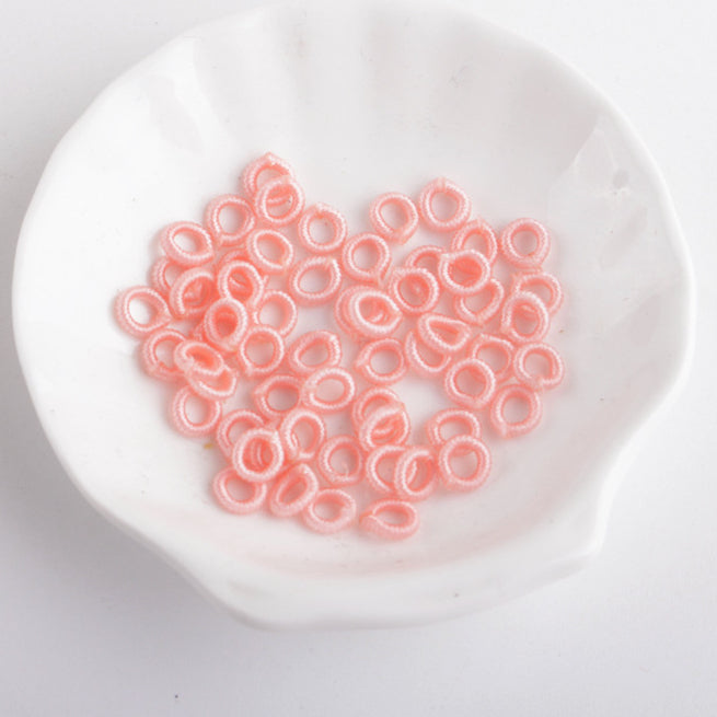 Wholesale 5×6mm Pineapple Knot Coil Nylon Thread Beads