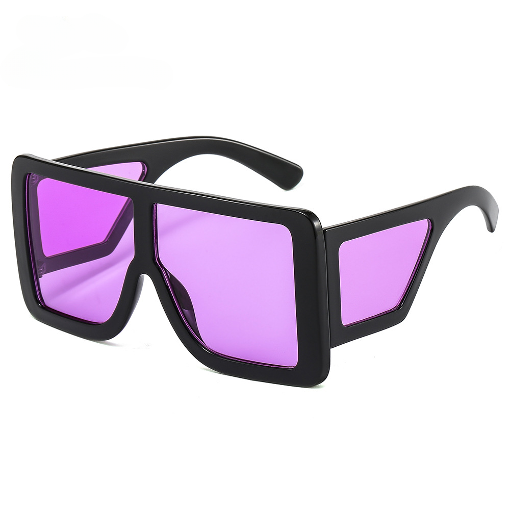 Wholesale PC Upper and Lower Metal Hinge Large Frame Sunglasses