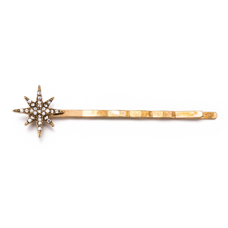 Wholesale Moon Snowflake Star Hairpin Set Alloy Hairpin