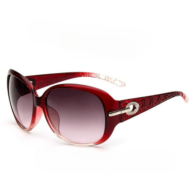 Wholesale Elegant Women's Large Frame PC Sunglasses