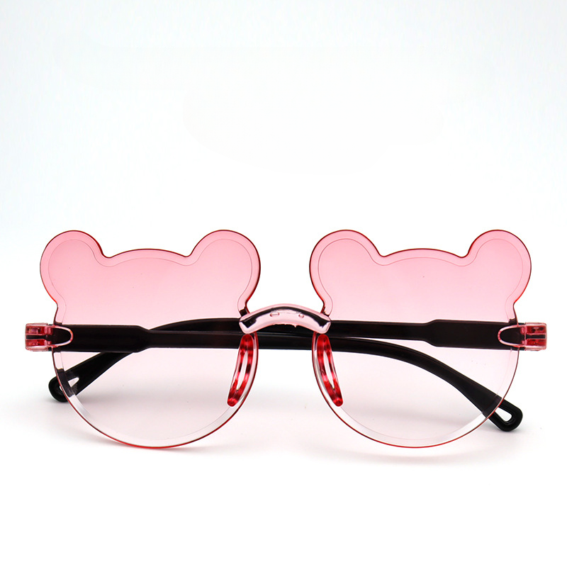Wholesale Resin Bear One-piece Frame Children's Sunglasses