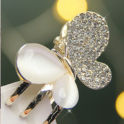 Wholesale 12pcs  Alloy Cat Eye Butterfly Hair Clips