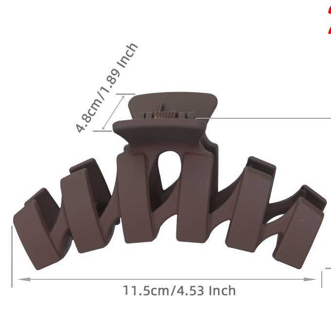 Wholesale Large Matte Plastic Hair Clips Set