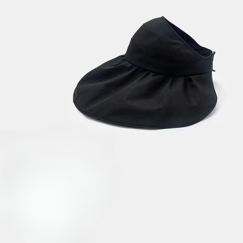 Sombrero de goma negra de poliéster al por mayor