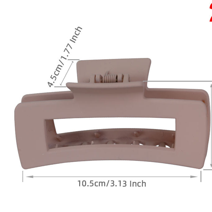 Wholesale Large Matte Plastic Hair Clips Set