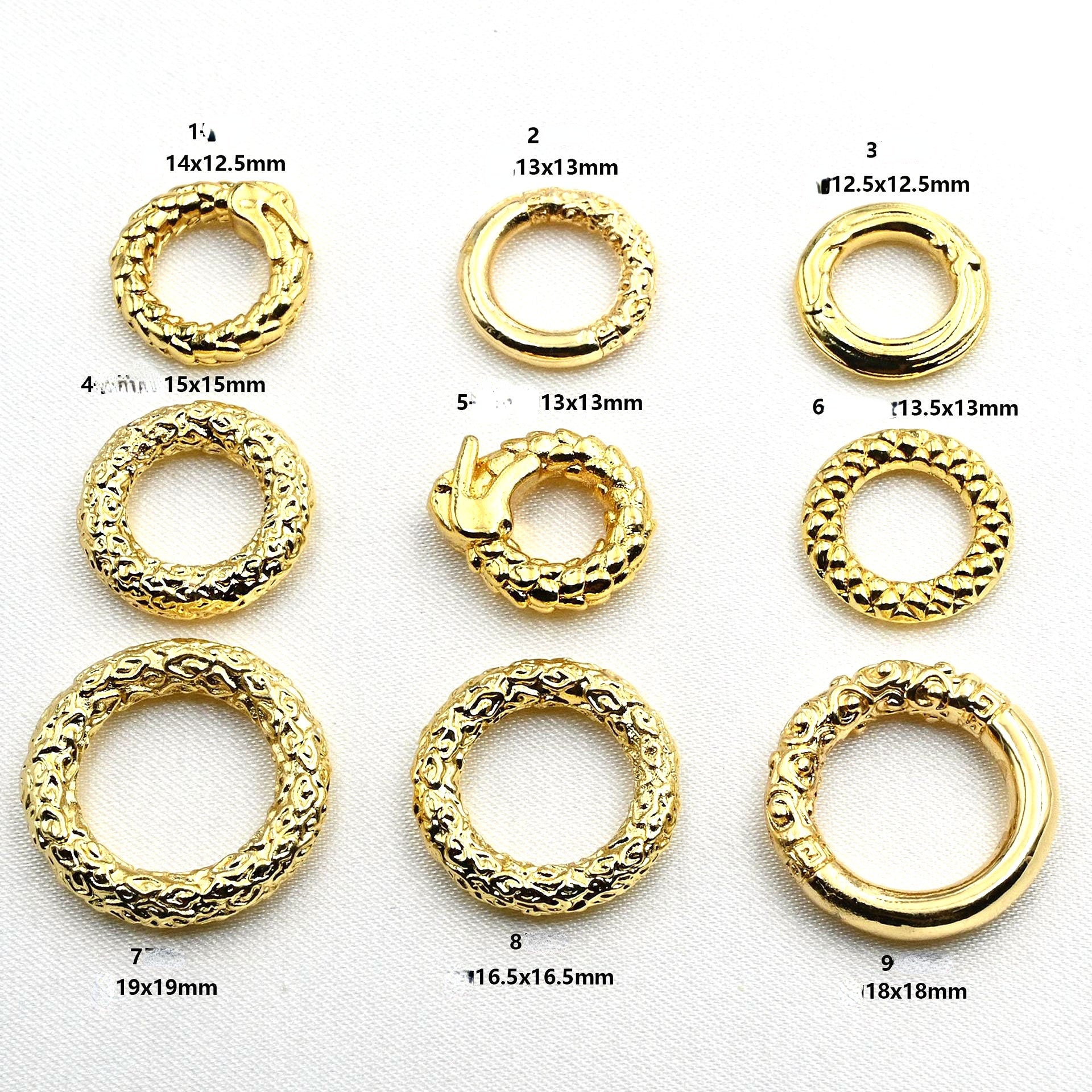 Wholesale 18K Gold Alloy Bracelet Connecting Ring