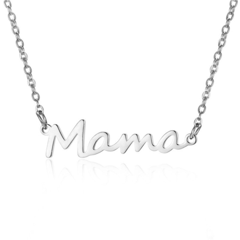 Wholesale Mother's Day Mama Alloy Necklaces