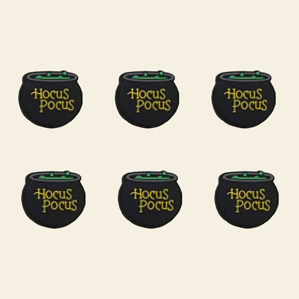 Wholesale 10pcs Cartoon Black Jar Silicone Focal Beads