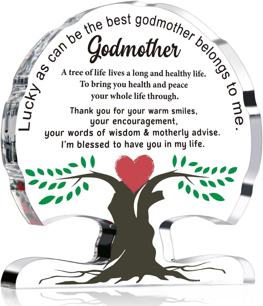 Wholesale of Acrylic Tree Shaped Ornaments for Mother's Day and Father's Day