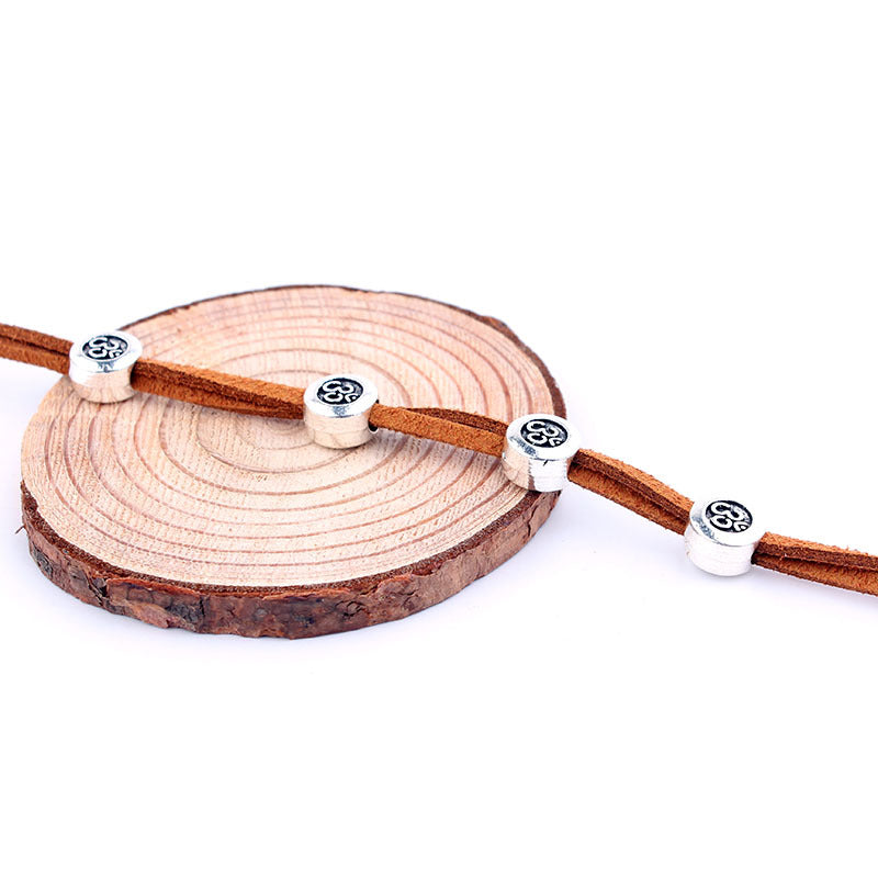 Wholesale Gothic Alloy Skull Hair Rope