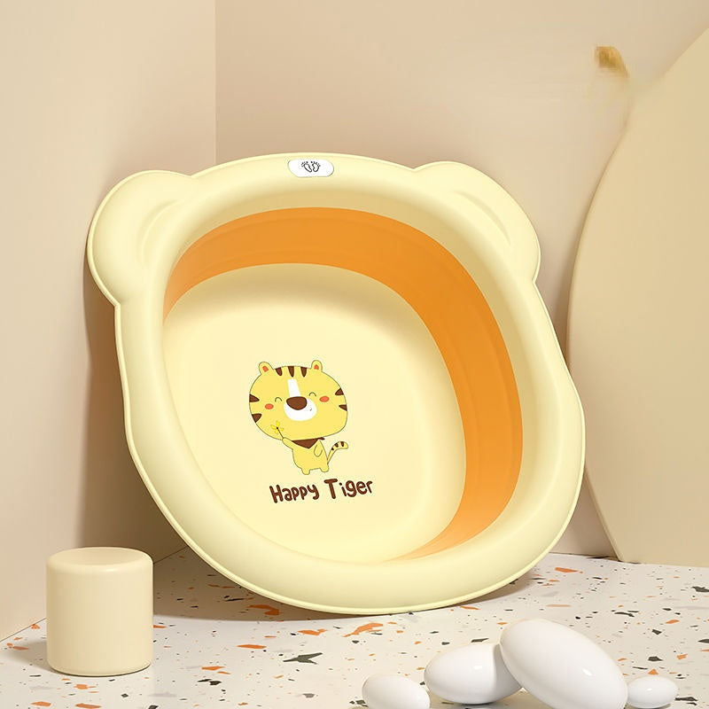Wholesale Baby Toddler Foldable Basin Hanging Baby Supplies Plastic